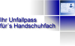 Unfallpass f&uuml;rs Handschuhfach